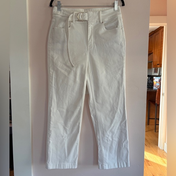White House Black Market - The Wide Leg Crop - W6 - White - Picture 1 of 9